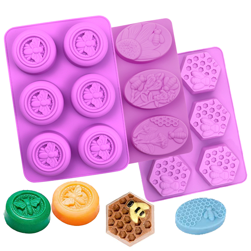 Bath Bomb Mold - Tổ Ong Xà Phòng Khuôn 3D
