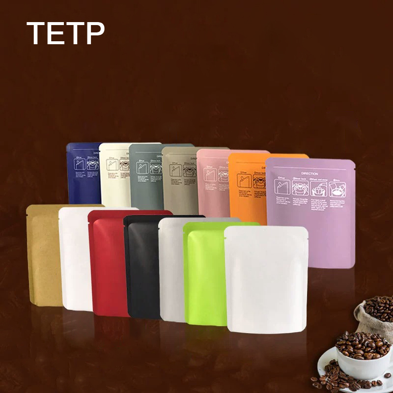 Sugar Scrub Coffee - TETP 100Pcs Top Open Aluminum Foil