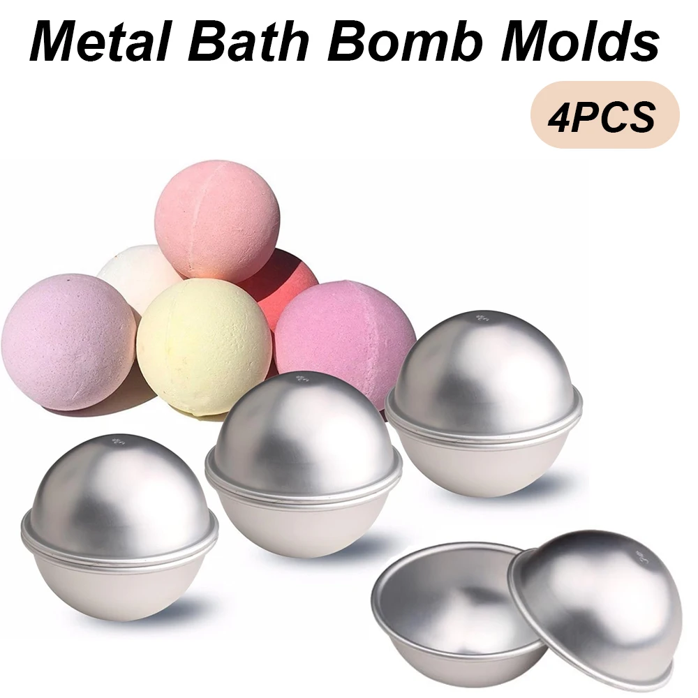 Bath Bomb Mold - 4PCS/Set Semicircle Sphere Bath Ball Molds