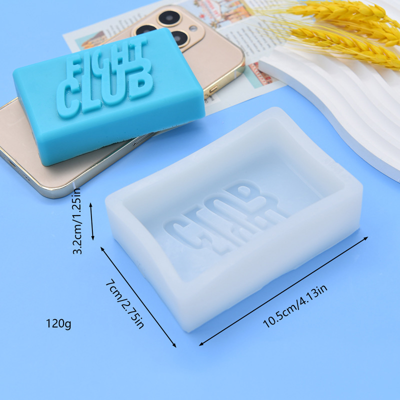 Fight Club Soap Silicone Mold  - đánh giá và giá Bath Bomb Mold