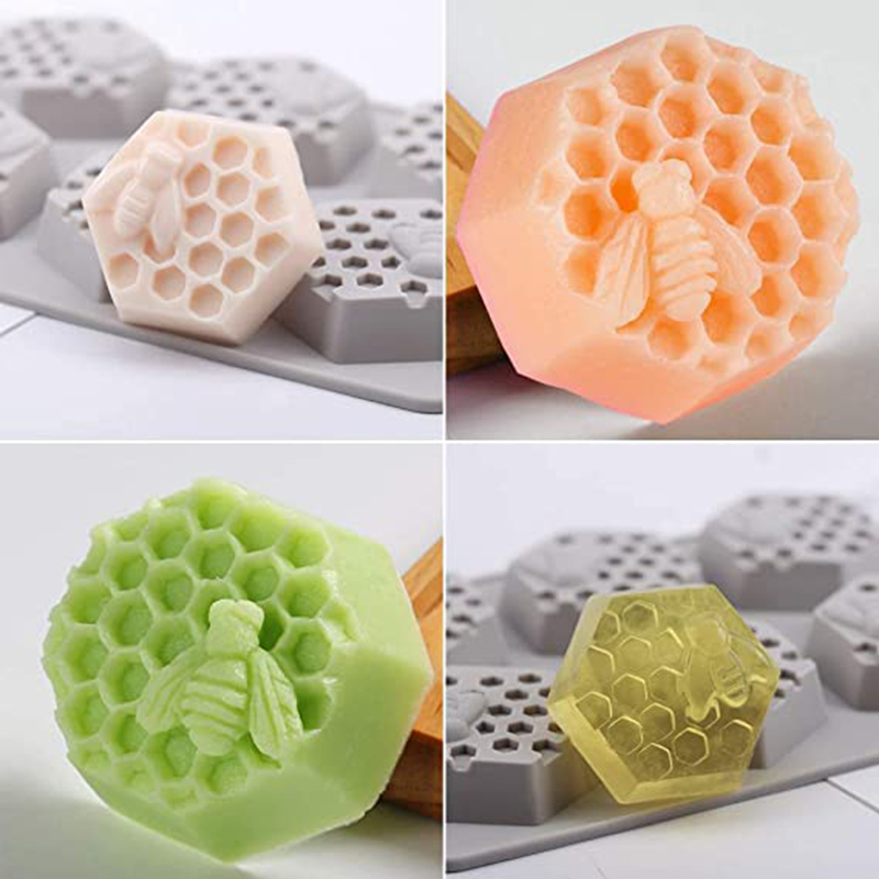 Tổ Ong Xà Phòng Khuôn 3D Ong N - đánh giá và giá Bath Bomb Mold