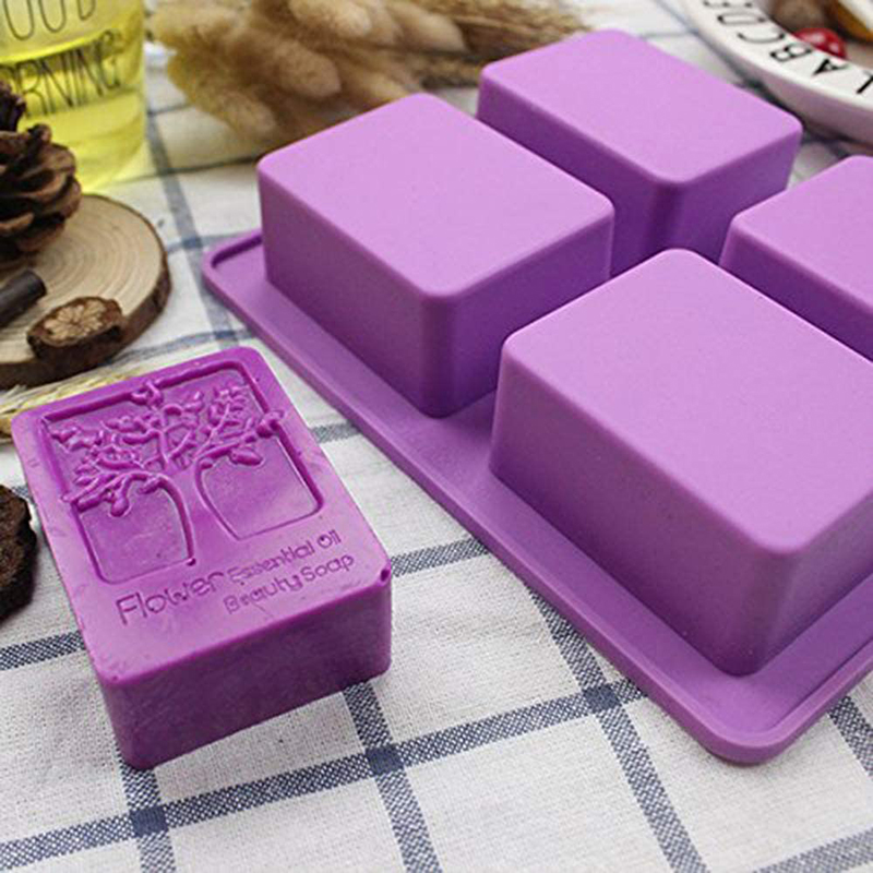 Rectangle Life Tree Silicone S - đánh giá và giá Bath Bomb Mold