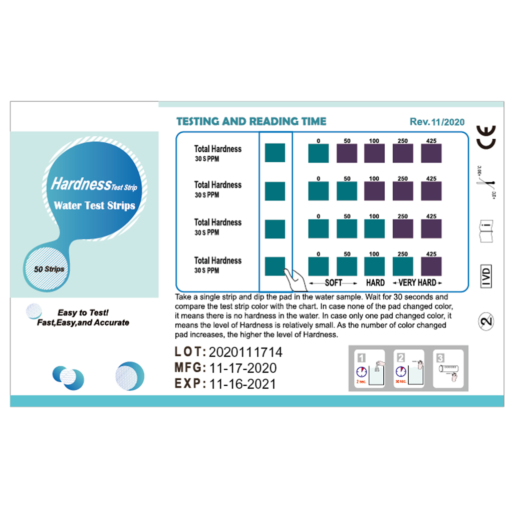 Water Complete Hardness Test S - đánh giá và giá Spa Wellness In