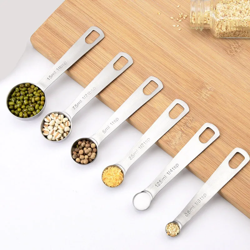 6pcs/set Food-grade Stainless  - đánh giá và giá Sugar Scrub Coffee