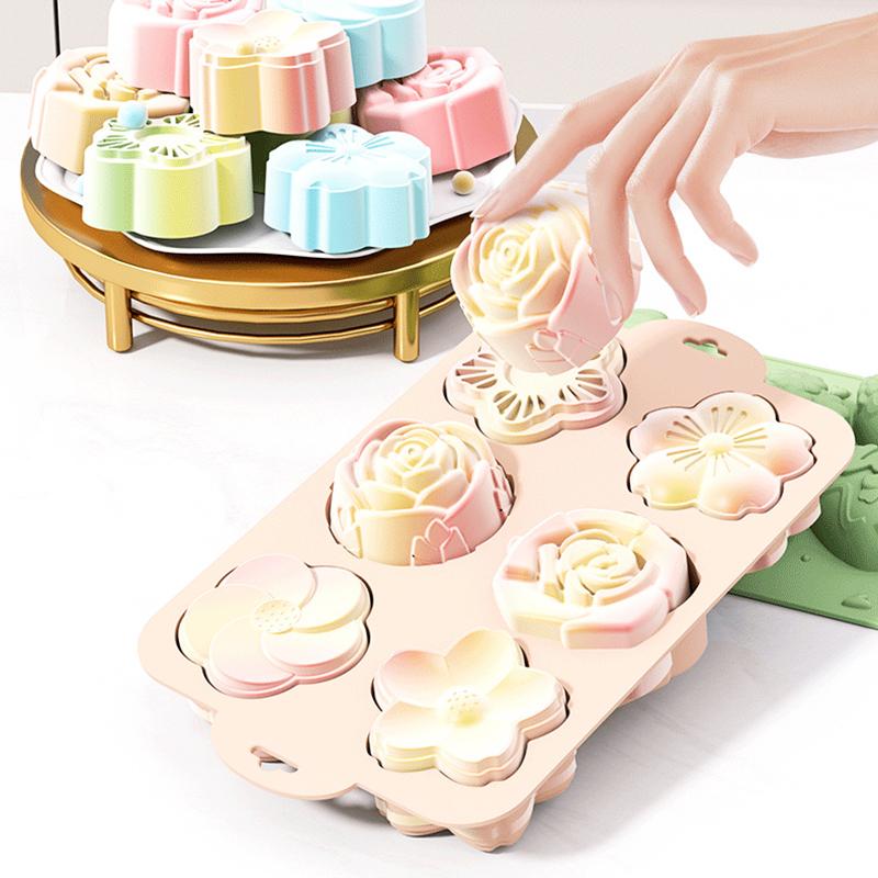 SU Flower Silicone Mold, 6 Cav - đánh giá và giá Bath Bomb Mold