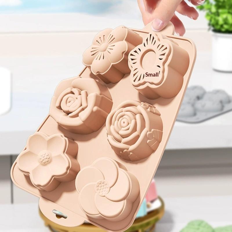 SU Flower Silicone Mold, 6 Cav - đánh giá và giá Bath Bomb Mold