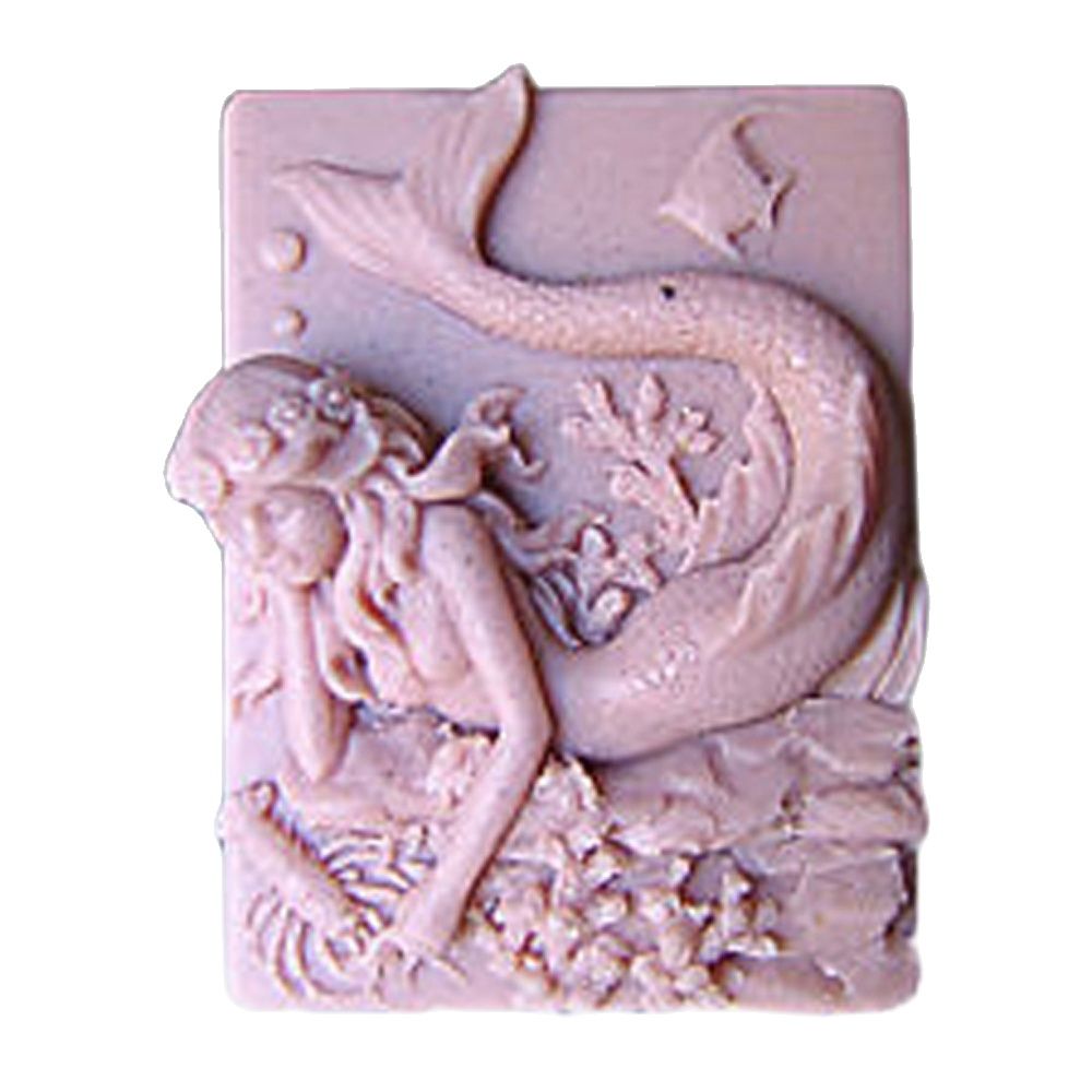 2D Mermaid Soap Silicone Molds - đánh giá và giá Bath Bomb Mold
