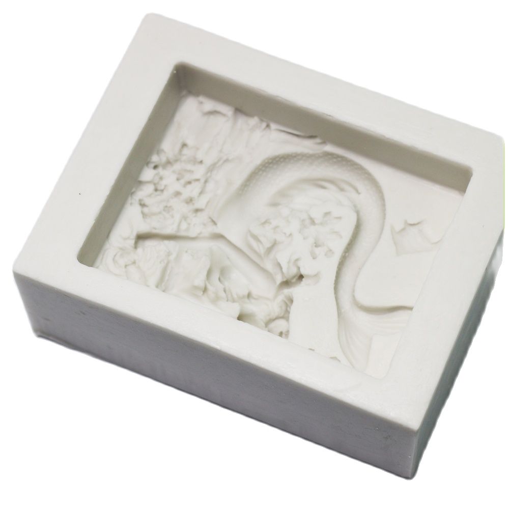 2D Mermaid Soap Silicone Molds - đánh giá và giá Bath Bomb Mold