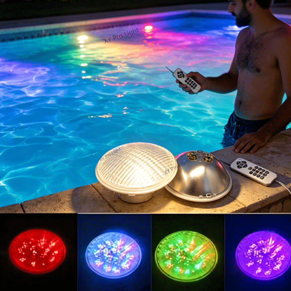 25W PAR56 RGB LED Swimming Poo - đánh giá và giá Xy Spa & Wellness Photos