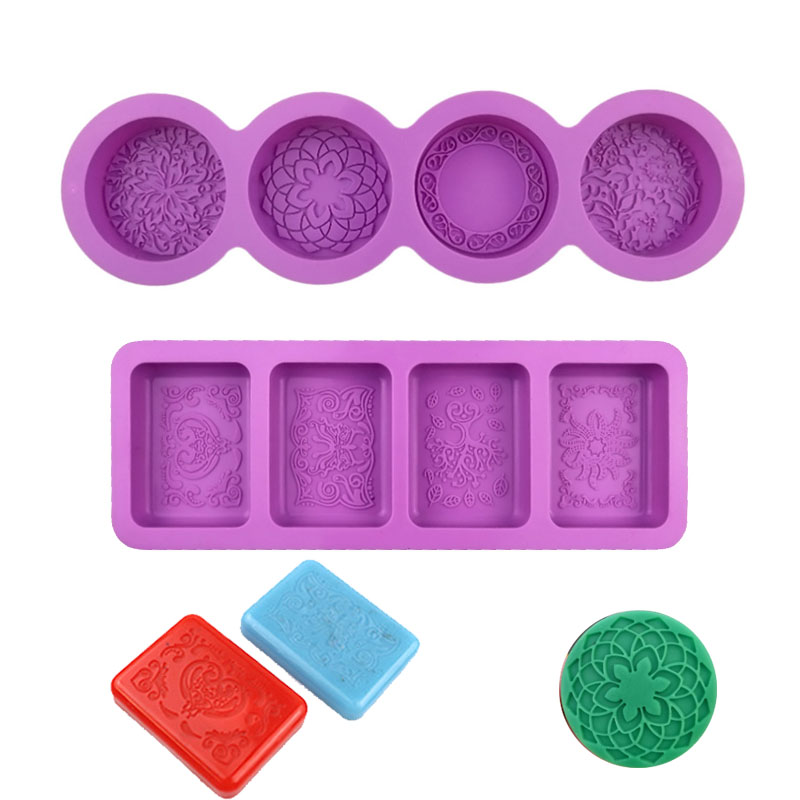 Flower Pattern Silicone Mold F - đánh giá và giá Bath Bomb Mold