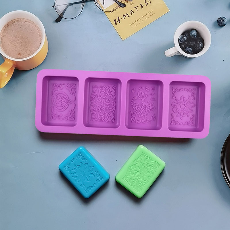 Flower Pattern Silicone Mold F - đánh giá và giá Bath Bomb Mold