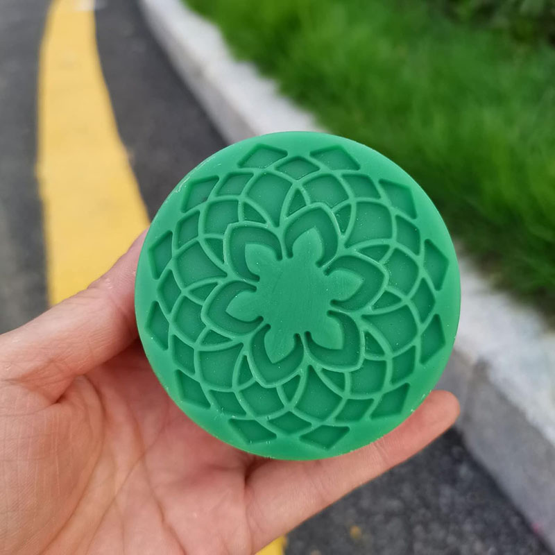 Flower Pattern Silicone Mold F - đánh giá và giá Bath Bomb Mold