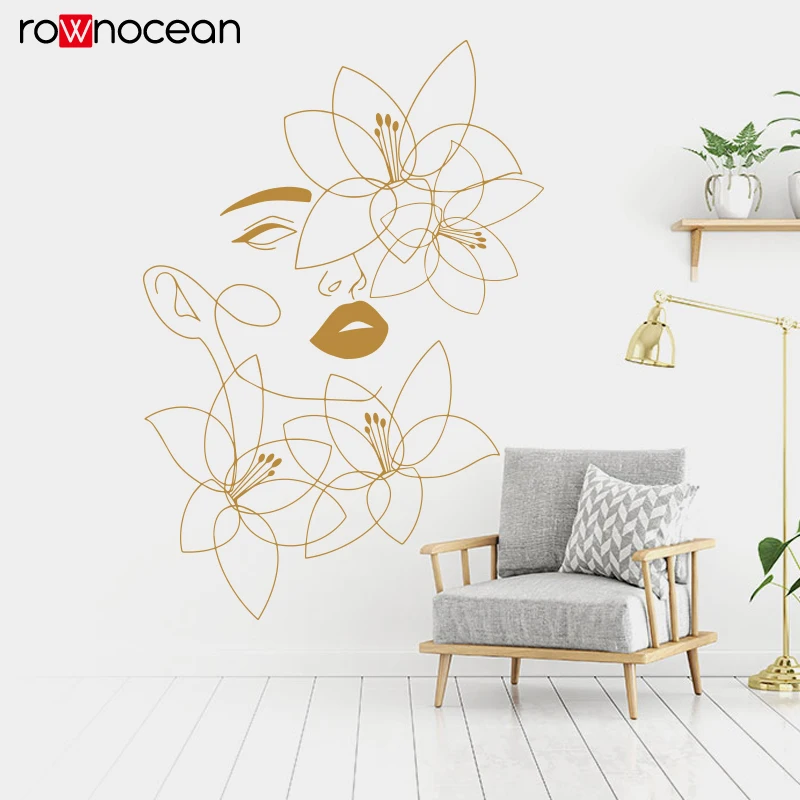 One Line Wall Decals Beauty Wa - đánh giá và giá Spa Wellness In
