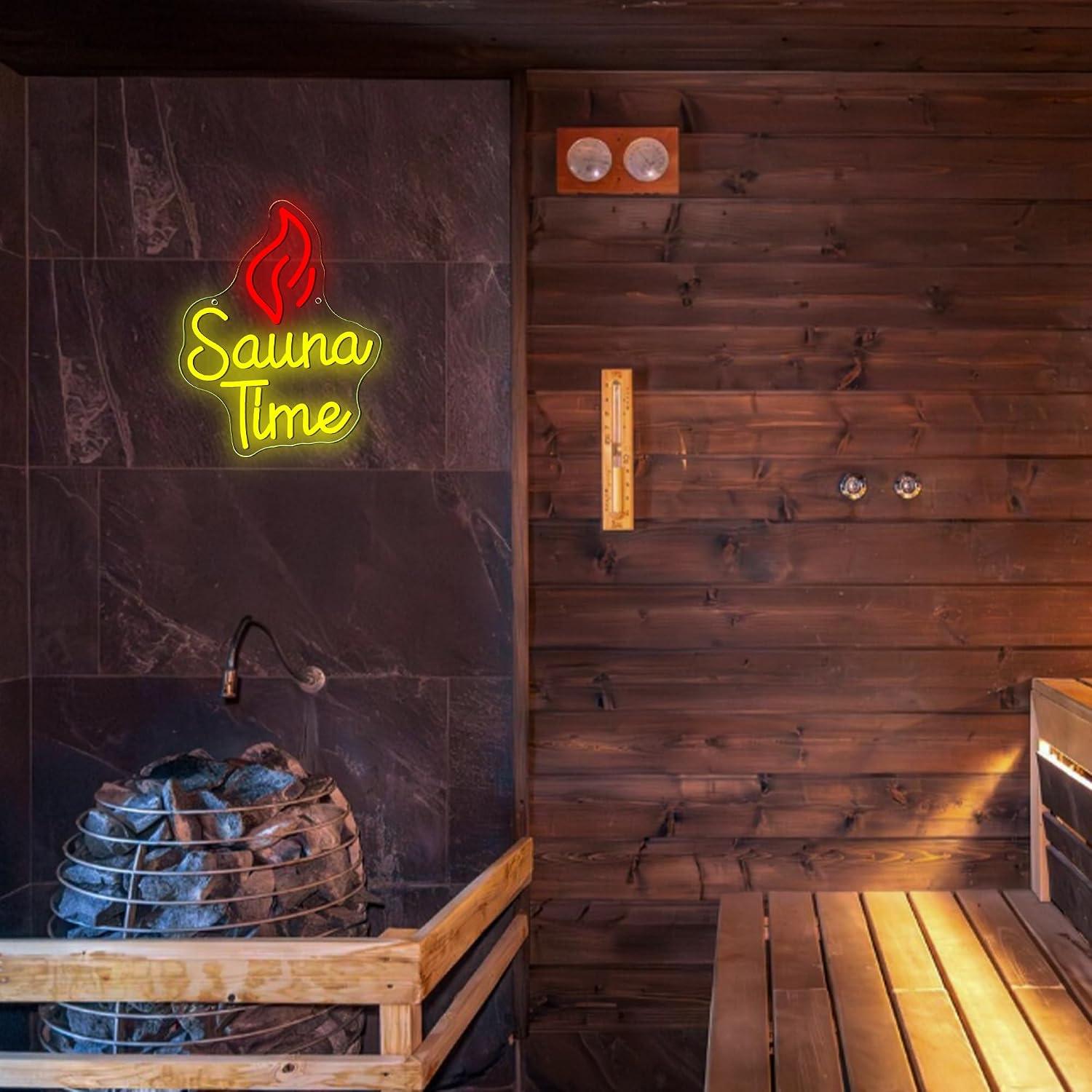 Sauna Time Neon Sign USB Dimma - đánh giá và giá Spa Wellness In