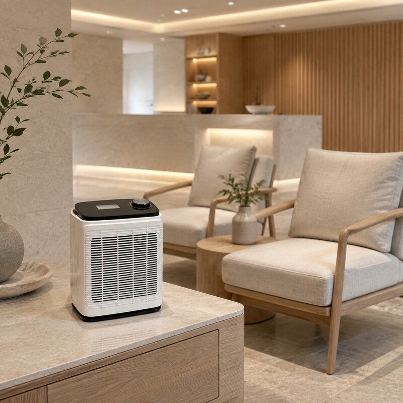 Desktop Rock Salt Filter Air P - đánh giá và giá Spa Wellness Rockwell