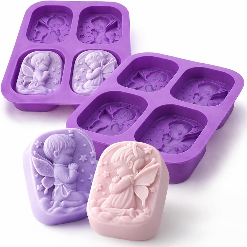 Angel Silicone Mold For Soap M - đánh giá và giá Bath Bomb Mold