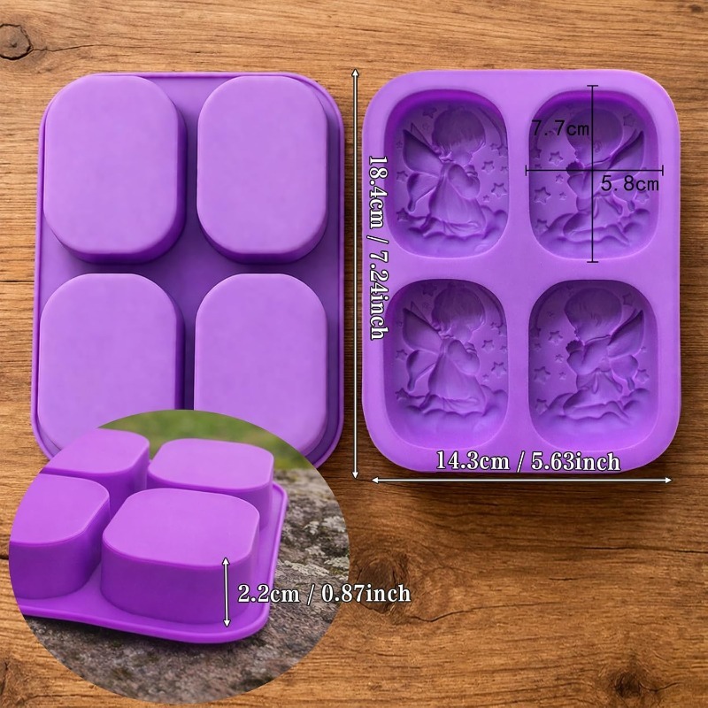 Angel Silicone Mold For Soap M - đánh giá và giá Bath Bomb Mold