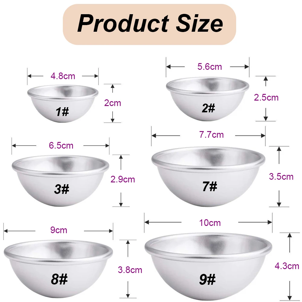 4PCS/Set Semicircle Sphere Bat - đánh giá và giá Bath Bomb Mold