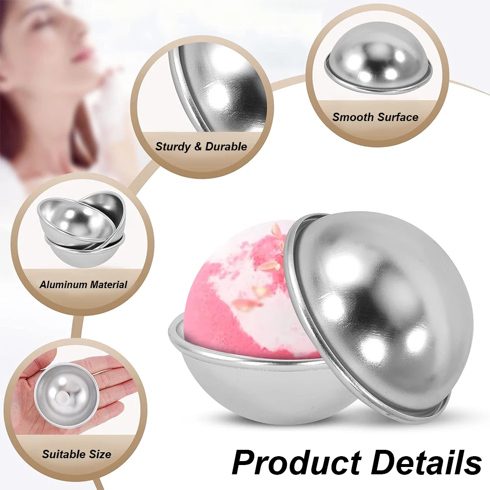 4PCS/Set Semicircle Sphere Bat - đánh giá và giá Bath Bomb Mold